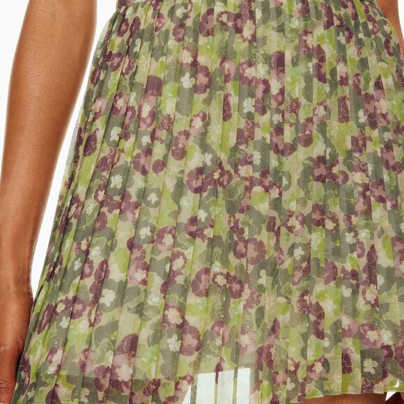 Aritzia Wilfred Twirl Mini Pleated Skirt - Picture 2 of 3